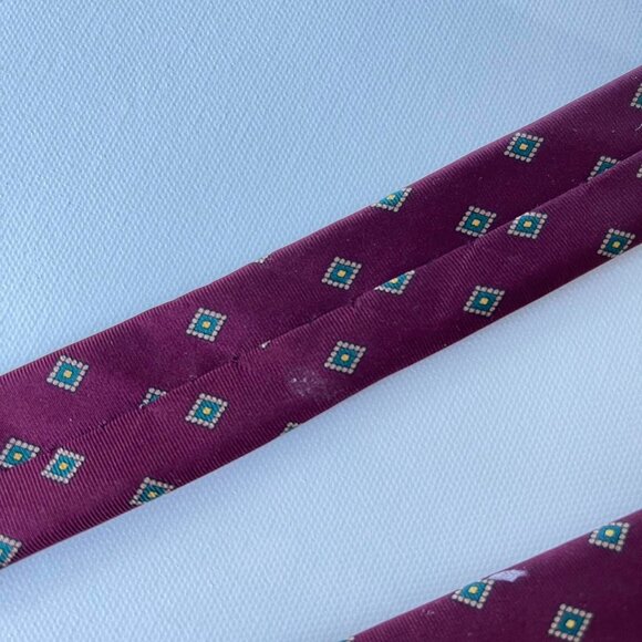 Vintage 80’s Italian Silk Tie - Picture 8 of 8